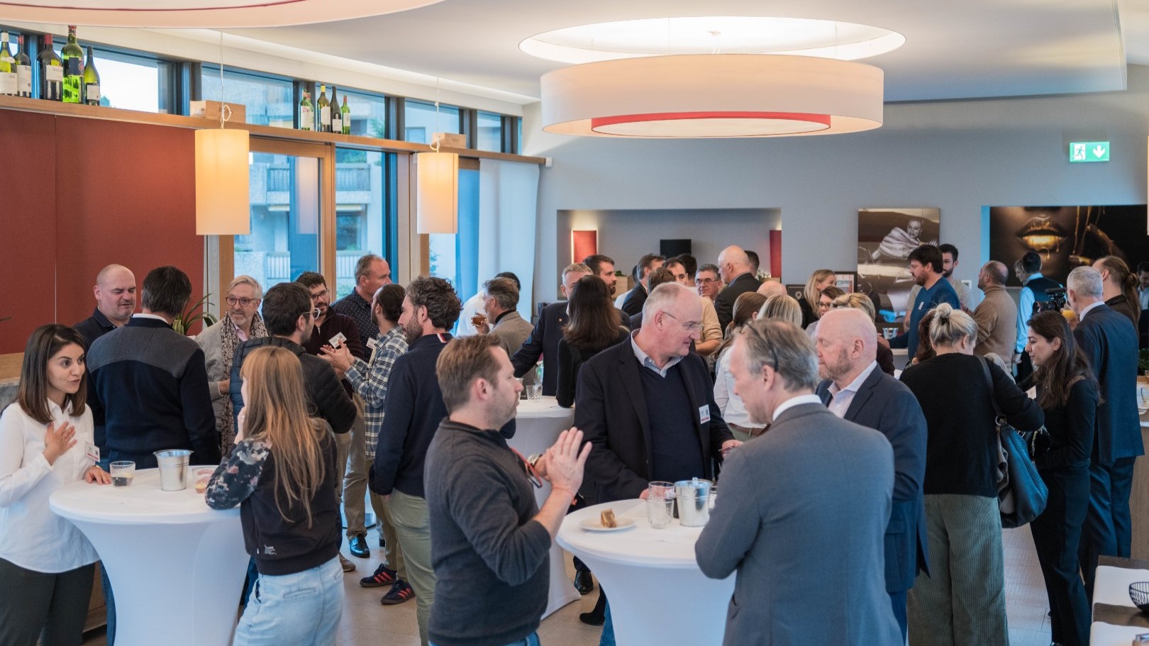 Triangle behind a mountain range made with structural grid like texture